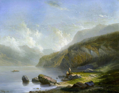 Lac de Brienz en 1867 par François Diday Lac de Brienz en 1867 par François Diday