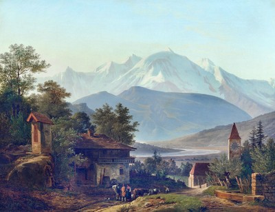 Mont Blanc vu de Sallanches par François Diday Mont Blanc vu de Sallanches par François Diday