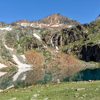 Passage à proximité des lacs de Lussert