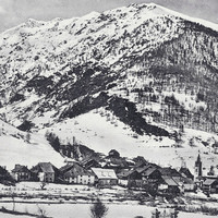 Ancien Ristolas détruit par les crues de Juin 1957 (CPA)