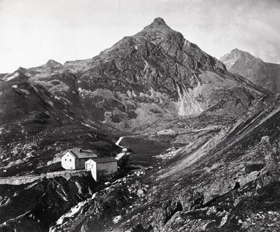Julier hospiz et Chüern Nair en 1865 par Adolphe Braun Julier hospiz et Chüern Nair en 1865 par Adolphe Braun