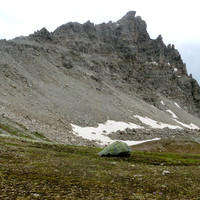 Piz Bardella, vue proche du Fuorcla digl Leget par Lino Schmid