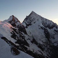 L'arête imposante Schalihorn- Weisshorn
