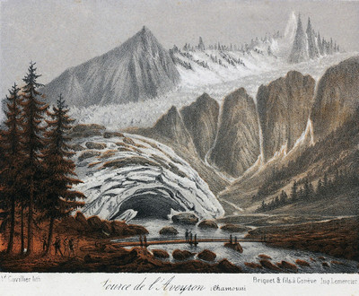 Source de l'Arveyron par Adrien Cuvillier