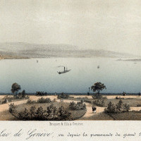 Le lac de Genève et le Jura par Adrien Cuvellier