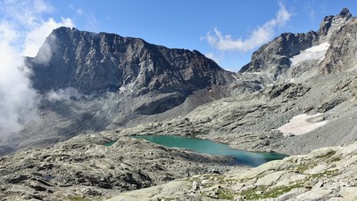 Bec de Salé - Lac Roisetta - Col de Fort Bec de Salé - Lac Roisetta - Col de Fort