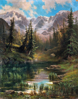 Mont Rose vu de Macugnaga par Federico Ashton Mont Rose vu de Macugnaga par Federico Ashton