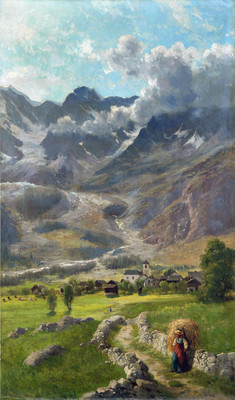 Peccetto et glacier du Belvédère par Federico Ashton Peccetto et glacier du Belvédère par Federico Ashton