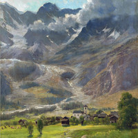 Peccetto et glacier du Belvédère par Federico Ashton Peccetto et glacier du Belvédère par Federico Ashton