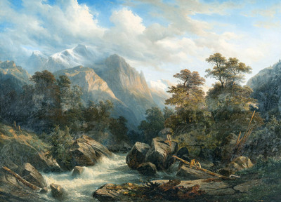 Vallée de Lauterbrunnen par François Diday Vallée de Lauterbrunnen par François Diday