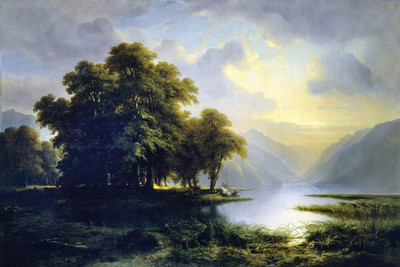 Lac de Brienz par Alexandre Calame Lac de Brienz par Alexandre Calame