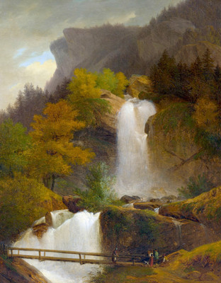 Cascade du Giessbach par François Diday Cascade du Giessbach par François Diday