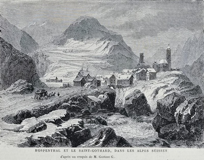 Hospental vers 1850 (GRV)