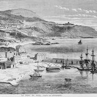 La Tête de Chien vue du port de Nice (GRV)