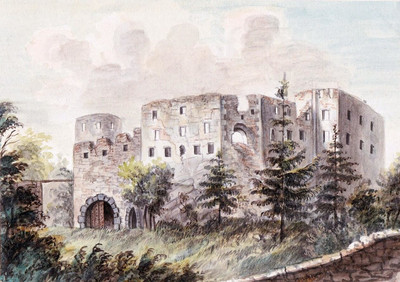 Château Weißenburg, Pielachtal, par Wilhelm Leifer Château Weißenburg, Pielachtal, par Wilhelm Leifer