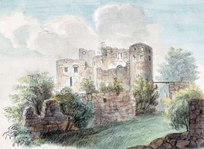 Château Weißenburg, Pielachtal, par Wilhelm Leifer Château Weißenburg, Pielachtal, par Wilhelm Leifer