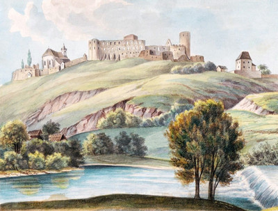 Burgruine Senftenberg Krems-Land, par Wilhelm Leifer Burgruine Senftenberg Krems-Land, par Wilhelm Leifer