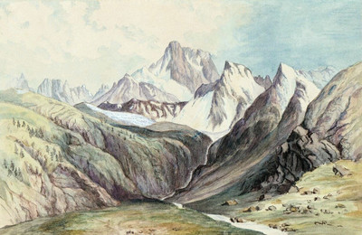 Monviso, Pointe Joanne, haut Guil par Wilhelm Leifer Monviso, Pointe Joanne, haut Guil par Wilhelm Leifer