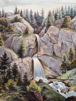 Cascade Sebastian, Puchberg, Schneeberg, par Wilhelm Leifer Cascade Sebastian, Puchberg, Schneeberg, par Wilhelm Leifer
