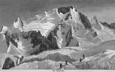 Piz Bernina en 1870 (GRV)