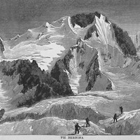 Piz Bernina en 1870 (GRV)