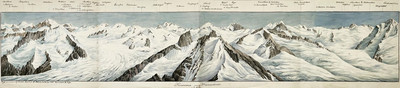 Panorama du Wannenhorn, par Wilhelm Leifer Panorama du Wannenhorn, par Wilhelm Leifer