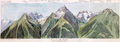 Groupe du Piz Linard, par Wilhelm Leifer Groupe du Piz Linard, par Wilhelm Leifer