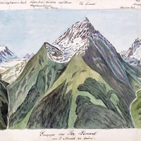 Groupe du Piz Linard, par Wilhelm Leifer