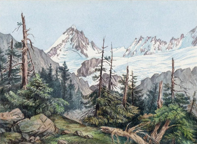 Dent d'Hérens vue du Valpelline, par Wilhelm Leifer Dent d'Hérens vue du Valpelline, par Wilhelm Leifer