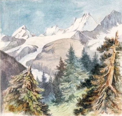 Valpelline, par Wilhelm Leifer Valpelline, par Wilhelm Leifer