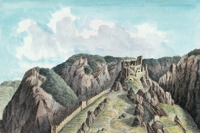 Burg Dürnstein, Wachau, par Wilhelm Leifer Burg Dürnstein, Wachau, par Wilhelm Leifer