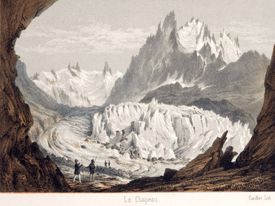 La mer de Glace vue du Chapeau par Adrien Cuvillier