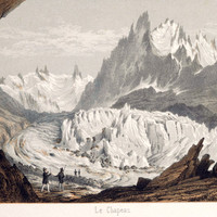 La mer de Glace vue du Chapeau par Adrien Cuvillier