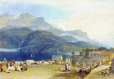 Lac de Brienz en 1809 par Turner