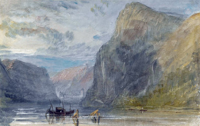 Rocher de la Lorelei par Turner en 1817