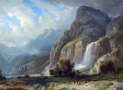 Cascade de Pissevache par François Diday Cascade de Pissevache par François Diday