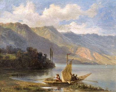 Lac de Brienz par François Diday Lac de Brienz par François Diday