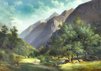 Vallée de Guttannen par François Diday Vallée de Guttannen par François Diday
