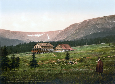 Au Haideschloss (maintenant ruiné), en 1900, par Photoglob N°0000009865 Au Haideschloss (maintenant ruiné), en 1900, par Photoglob N°0000009865