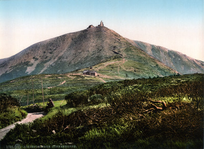 Sněžka, en 1900, par Photoglob N°0000001732 Sněžka, en 1900, par Photoglob N°0000001732