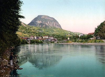 Le Saint Eynard et l'Isère, en 1900, par Photoglob N°0000018389 Le Saint Eynard et l'Isère, en 1900, par Photoglob N°0000018389