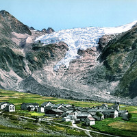 Le Tour et son glacier en 1900 par Photoglob N°0000017820