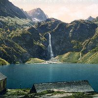 Lac d'Oô en 1900 par Photoglob N°0000017448