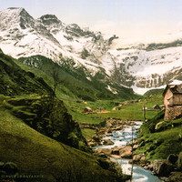 Cirque de Gavarnie en 1900 par Photoglob N°0000009516