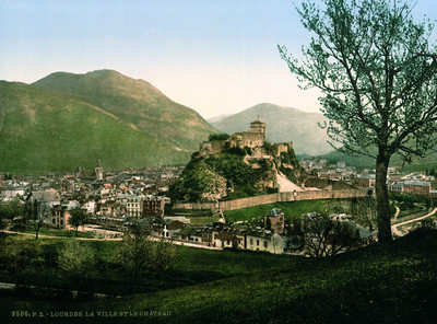 Lourdes, Pic du Jer en 1900 par Photoglob N°0000009506