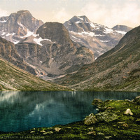 Lac d'Estom, Pic de Labas, Pic de la Sède en 1900 par Photoglob N°0000017444 Lac d'Estom, Pic de Labas, Pic de la Sède en 1900 par Photoglob N°0000017444
