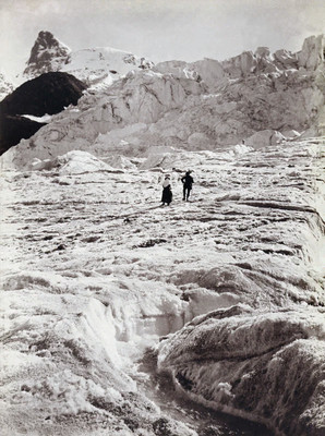 Glacier Théodule et Petit Cervin par Gabriel Loppé Glacier Théodule et Petit Cervin par Gabriel Loppé