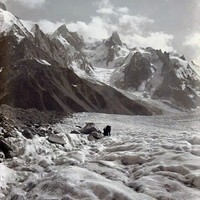 Mer de Glace, Rochefort, Dent du Géant par Gabriel Loppé
