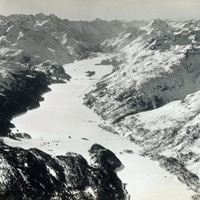 Haute vallée de l'Inn, Silvaplana, par Walter Mittelholzer