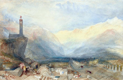 Splügenpass par Turner